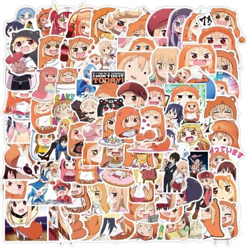 10/50/100Pcs Japan Himouto! Umaru-chan Anime Stickers Decal Luggage Suitcase Laptop Graffiti Helmet Skateboard Cartoon Stickers