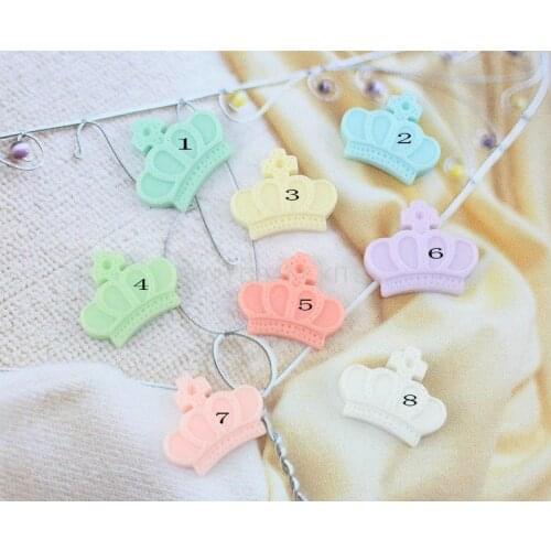 150 pcs Kawaii Crown without oil Flatback Mixed Colors 26mm wholesale free shipping princess crown diy decoden pieces