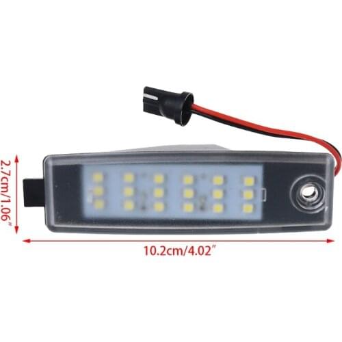 2pcs 18 LED License Number Plate Light for toyota HiAce 05-11 Rav 4 Vanguard