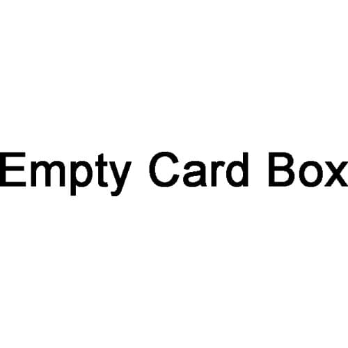 20 pcs/lot Empty Card Box (Red and Blue Available) Magic Card Accessory Close up Magic Tricks for Magician Make their gimmick