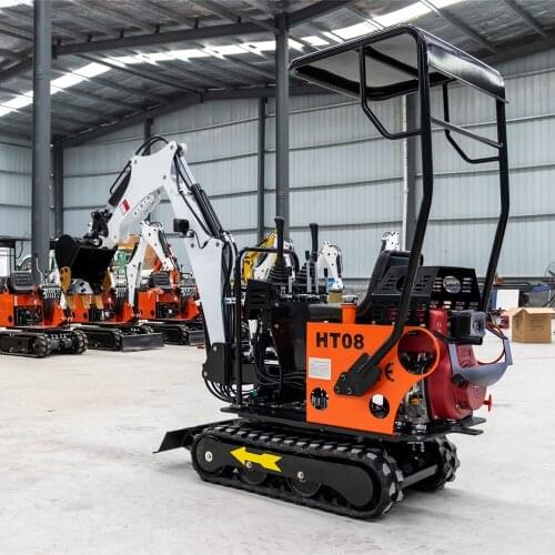 2021 New Design 800kg Small Excavator 0.8ton Farm Garden Mini Digger Machine with CE