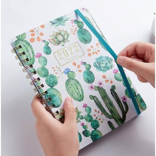 2022 Exquisite schedule book, notebook, 365-day planning this. Week planning book, suitable for school and office use