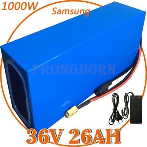 36V Lithium Battery Use Samsung cell 36V 25Ah Electric Bike Battery 36V 20AH Scooter Battery For 36V 500W 1000W Ebike Motor
