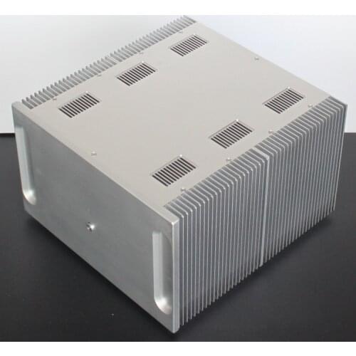 WA33 Full aluminum amplifier chassis / Pure stage amplifier / Class A amplifier / AMP Enclosure / case / DIY box (400*250*410mm)