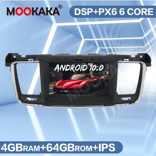 Android 10.0 Car Radio DVD Player For Peugeot 508 2011-2017 GPS Navigation Multimedia PX6 Auto Stereo Head Unit Audio Video DSP