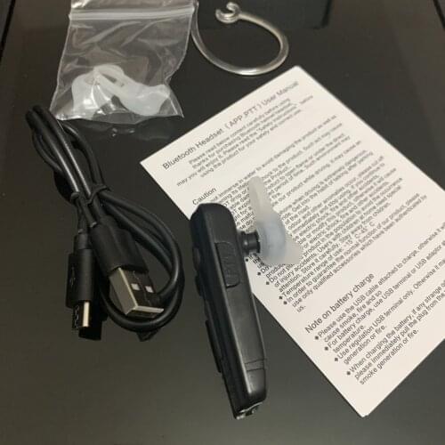 Bluetooth headset for zello app The headset comes with a PTT button And volume adjustment buttons