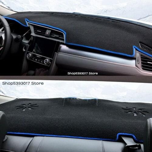 Car Centre Console Dashboard Rear Window light Sun Pad Cover Protector Trim For Honda Civic 10th 2016 2017 2018 2019 2020 2021