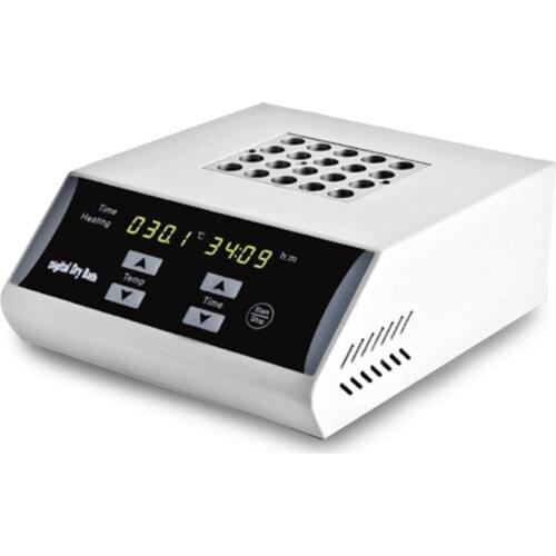 DKT200-1 Digital Metal Dry Bath Incubator with 1 Standard Block Lab Heating Device Incubator