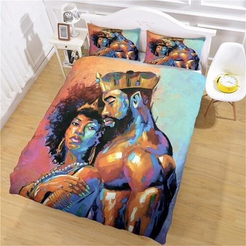 Home Textiles Sexy Naked Couple Printed Bedding Set Pillowcase King Bed Double Full Size Bedroom Comfort Set Customization