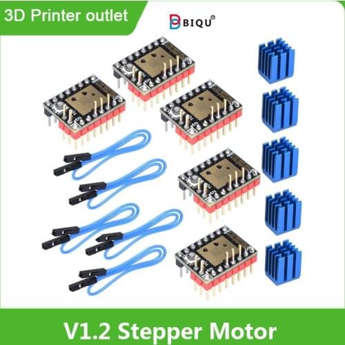2/5PCS TMC2209 V1.2 Stepper Motor Driver Compatible with SKR V1.3 V1.4 SKR mini E3 Board/MKS GEN L V2.0/Anycubic I3 Mega Board