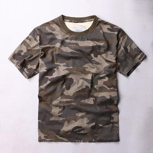 Summer Thin Top Knitted T-shirt Large Size Men Short Sleeve Camouflage T Shirt Boys Tshirts Oversize Loose Cotton Tee Shirt XXL