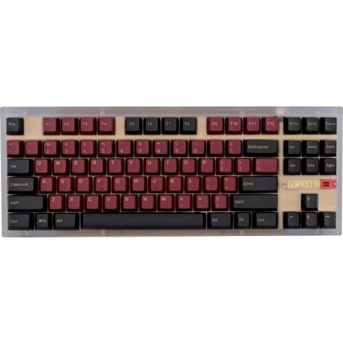 Red Samurai Keycaps Cherry Profile PBT Keycap Two Color Injection Molding Copy