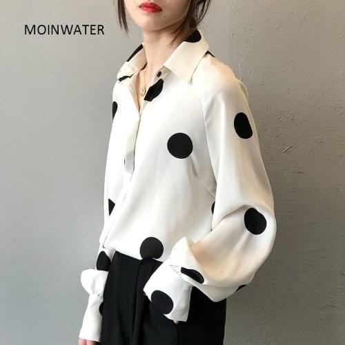 Блузки в горошек MOINWATER China At AliExpress