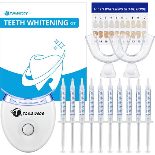 Dental Peroxide Teeth Whitening Kits Tooth Bleaching Gel Pen Teeth Accelerator LED Light Oral Hygiene Care Dental Equipment Tool