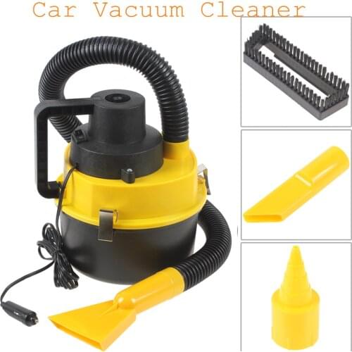 Portable Wet and Dry Car Vacuum Cleaner Handheld Mini Auto Car Dust Vacuum Cleaner with Brush / Crevice / Nozzle Head