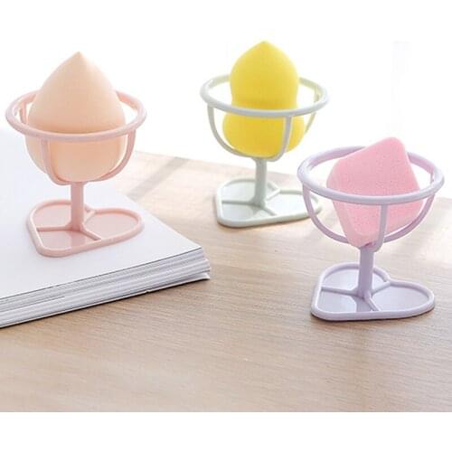 Puff Beauty Makeup Foam Storage Rack Drying Rack Heart Shaped Base Storage Holders Racks Home Storage Organization