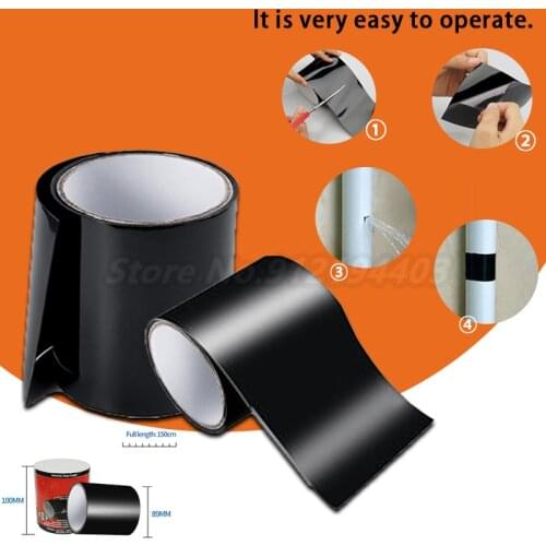 150cm Super Strong Waterproof Tape Stop Leaks Seal Repair Tape Performance Self Fix Tape Fiberfix Adhesive Insulating Duct Tape