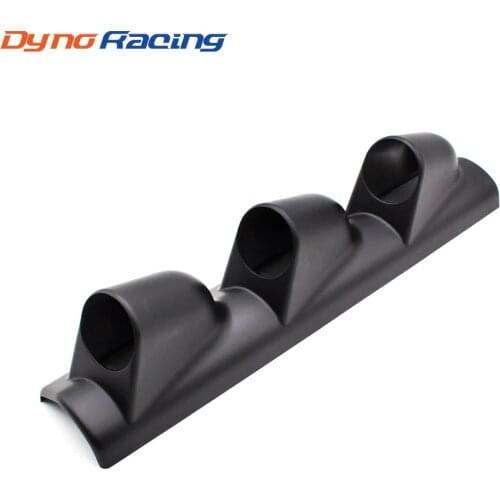 2" 52mm Universal Black A Pillar Pod Triple Gauge Holder Left Hand Drive gauge pod gauge pilliar YC100220