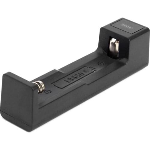 ALLOYSEED USB 1 Slot 18650 Battery Quick Charging Charger Portable USB Rechargeable Lithium Battery Charger Dock Station Cradle