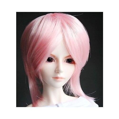 [wamami] 78# Pink Straight Wig 1/3 SD DOD DZ BJD Dollfie 8-9"