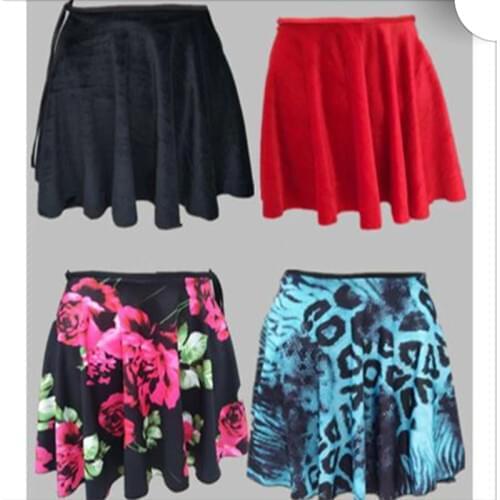 8 Colors child Latin Dance Skirt For Women Black Blue Red Sumba Dancing Skirt Adult Cheap Stage Rumba Ballet dance short skirt