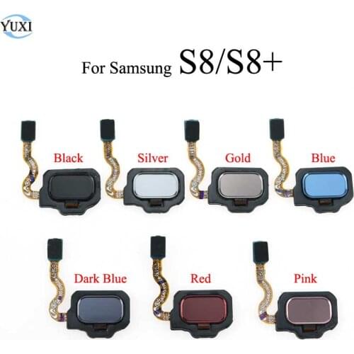 YuXi Replacement Parts Fingerprint Sensor Home Button Flex Cable for Samsung Galaxy S8 S8+ Plus SM- G950 G955 Black Gold Silver