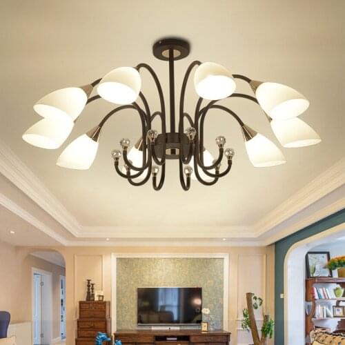 Iron Chandelier Nordic Modern Simple Light Restaurant Bedroom Clothing Store Lamp Hotel Barber Shop Restaurant Chandelier