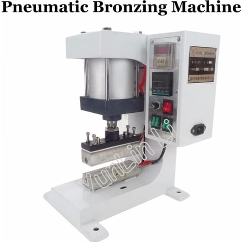 220V/110V Pneumatic Bronzing Machine Barge Under Bit Machine Heating Lace Processing Automatic Gilding Principle ZY-819-G