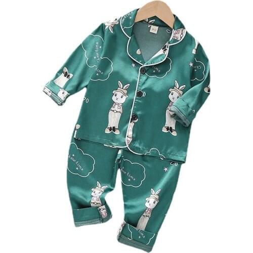 Kids Infant Costume Summer Children Cartoon Sleepwear Baby Boys Girl Fashion Pajamas Pants 2Pcs/sets Toddler Casual Clothes Suit