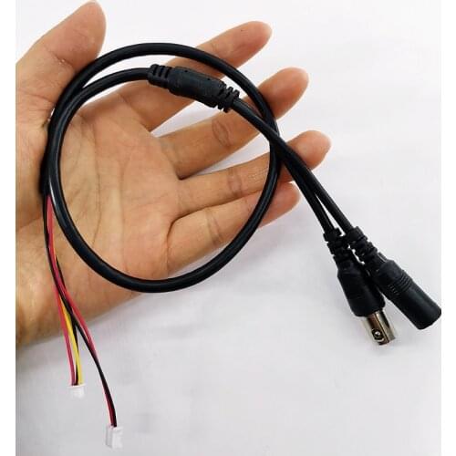 Ahd camera cables with connectors of ahd module 1.25mm size 5core cable ahd camera cable for cctv camera for AHD camera