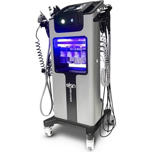 Skin Management Beauty Machine Microdermabrasion Oxygen Facial Hydro Therapy Blackhead Removal Face Ceaning Equipment