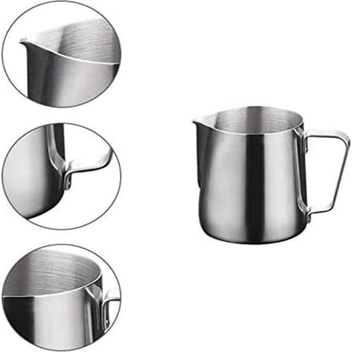 Stainless Steel Coffee Pitcher Pull Flower Cup Coffee Barista Latte Art Milk Frothing Jug Coffee Accessories Kitchen Tools