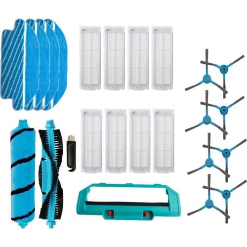 HOT！-Side Brush Main Roller Brush Filter for Conga 3490 3290 Vacuum Cleaner Mop Cloths Rags for Xiaomi Mijia STYJ02YM Parts