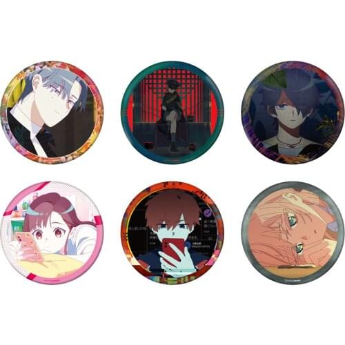 MILGRAM Anime MILGЯAM Shidou Kirisaki Es Haruka Sakurai Yuno Kashiki Fuuta Kajiyama Mu Kusunoki Metal Badge Brooch Pins