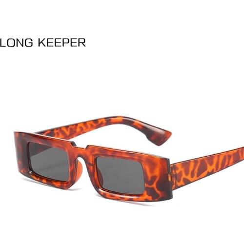 Fashion Small Square Sunglasses Women Luxury Brand Design Vintage Rectangle Sun Glasses Ladies 90s Narrow Frame Eyewear Oculos