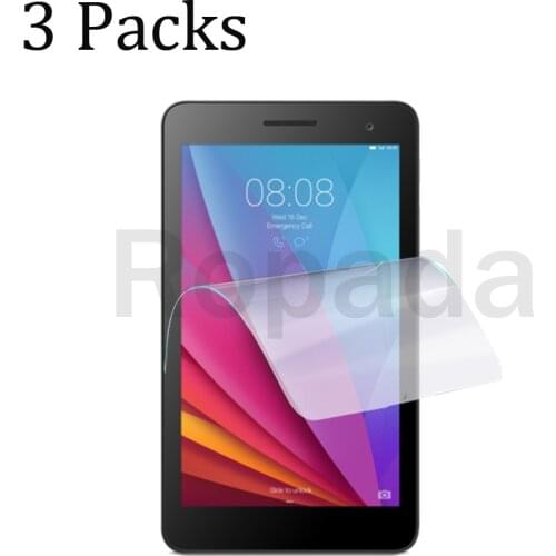 3 Packs soft PET screen protector for Huawei mediapad T1 7.0 T1-701U protective tablet film