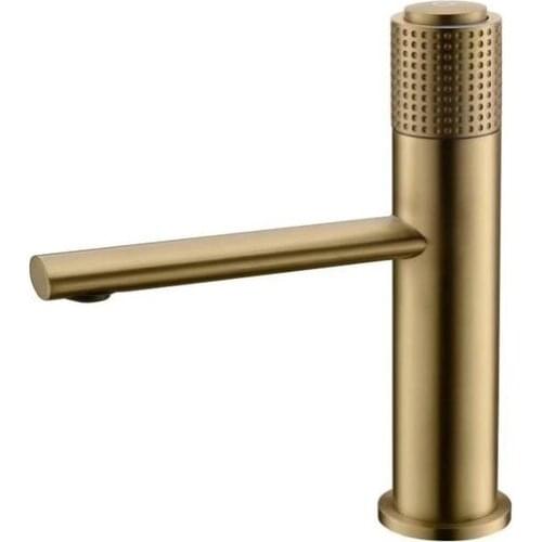 New design Hot And Cold Chromed Plated Tube Single Hole Bathroom Basin Mixer Taps Tap Faucet Guangdong sanitary ware