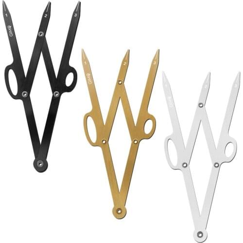 2020 New Style Microblading Scale Three-point Balance Positioning Tattoo Makeup Eyebrow Calipers Design Golden Ratio Ruler