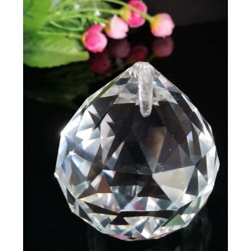 5/6/7/8/10cm Crystal Ball Cut Faceted Chandelier Prism Hanging Pendant Suncatcher Home Wedding Decor Ornament