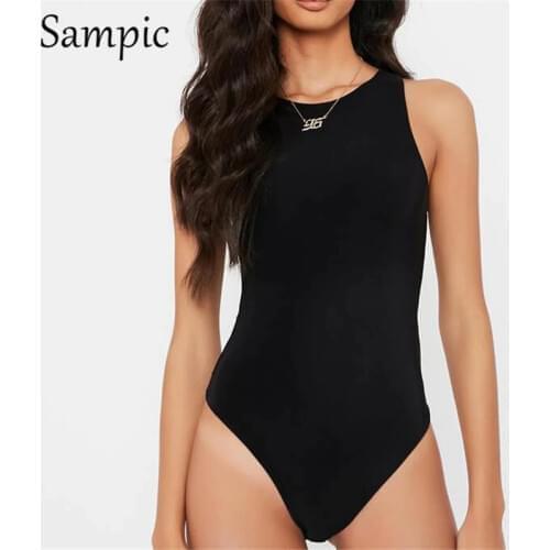 Sampic Bodysuits For Women With Open Shoulders