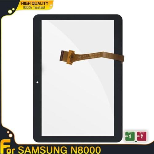 For Samsung Galaxy Tab 2 GT-P5100 P5100 P5110 N8000 Touch Screen Panel Digitizer Assembly Front Glass 10.1'' Touch Parts