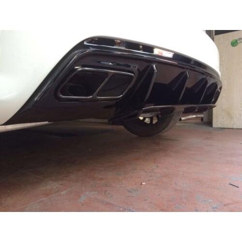 Only diffuse For Mercedes Benz W176 Hatchback 4 Door 2013-2018 A45 AMG A180 A200 Rear Diffuser Lip Spoiler