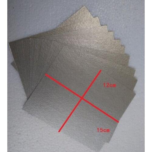 Universal microwave oven mica sheet or plate microwave oven high temperature 12X15cm