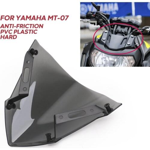 Windshield Windscreen For YAMAHA MT-07 FZ-07 2018 2019 2020 Motorcycle Accessories Pare-brise Wind Deflectors MT07 FZ07 MT FZ 07