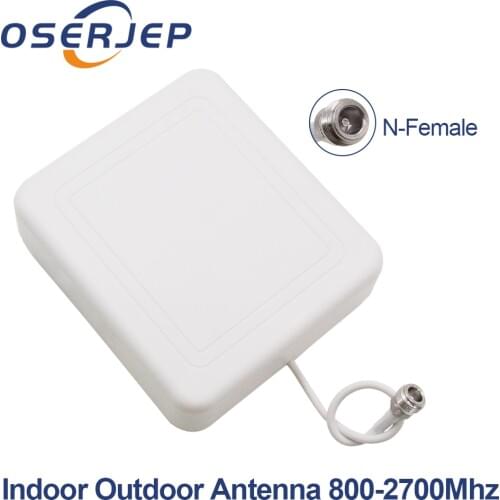 Long Range 800-2700Mhz Outdoor Internal Antenna 2g 3G 4G LTE GSM Panel Indoor Directional Antenna N-female Patch Antenna Phone