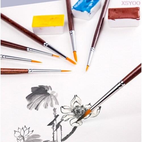 Нейлоновые кисти для рисования XSYOO China At AliExpress