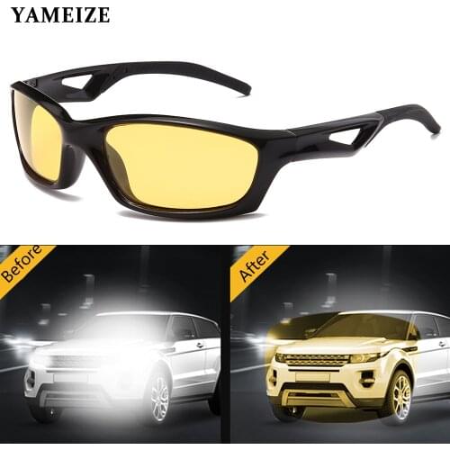 YAMEIZE Anti-glare Polarized Sunglasses Car Driver Night Vision Glasses Driving Goggles Sun Glasses Eyewear Auto Accessories