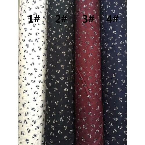 145cm width Composite flower fabric small flowers pattern for skirt suit-dress hair accessory CH-7928