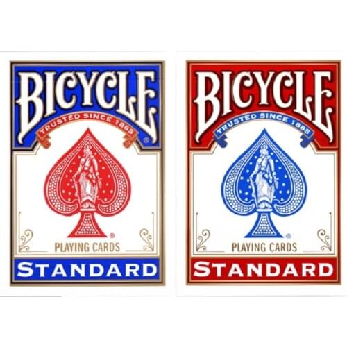2pcs/Set Bicycle Standard Index Playing Cards Red&Blue USPCC Rider Back Deck Poker Size Magic Card Games Magic Tricks Props