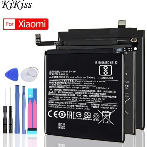 BM22 Battery for Xiaomi Xiao Mi Redmi Note 3 3S 3X 4 4A 4X 5 5A 5S 5X 6 6A 6X 7 8 8T 9 9T Pro Plus Prime SE Batery BN40 BN30
